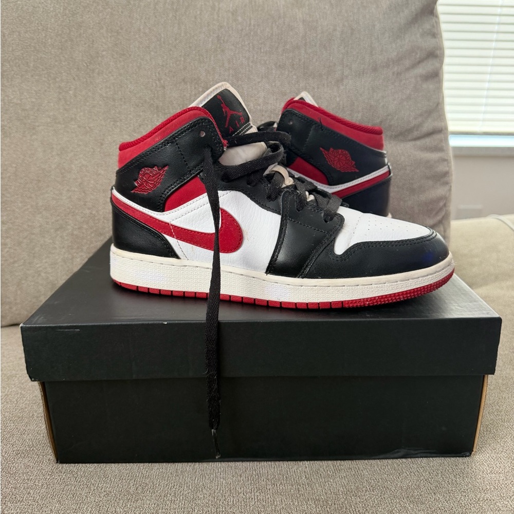 Jordan Women's Sneakers - Black, Red, White